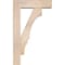 Ekena Millwork Balboa Block Smooth Bracket w/ Offset Brace, Douglas Fir, 5 1/2"W x 18"D x 30"H BKT0604X18X30BOA05SDF - alternate 4